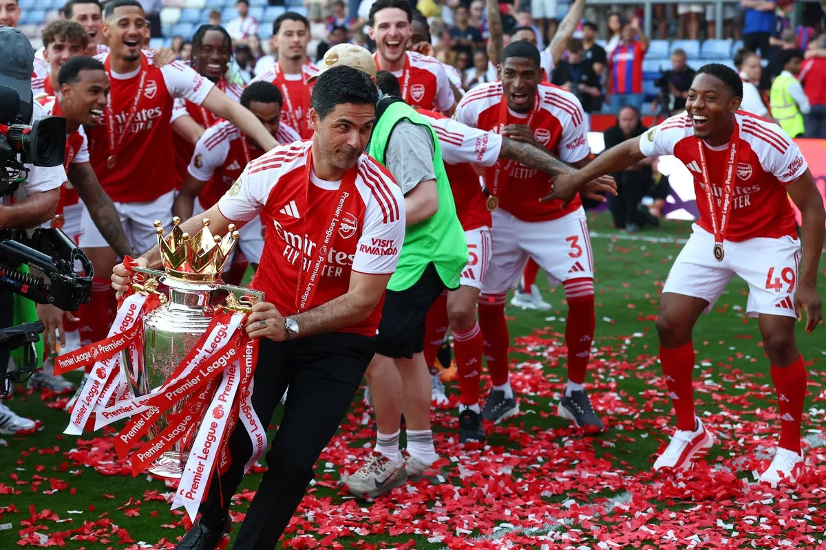 Arsenal Crowned Premier League Champions After Victory at Crystal Palace