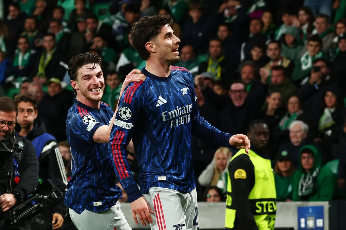 Havertz's Stoppage-Time Strike Seals Dramatic Arsenal Win Over Sporting