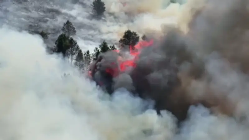 Ash falls over Greater Manchester as moorland fire rages for 24 hours