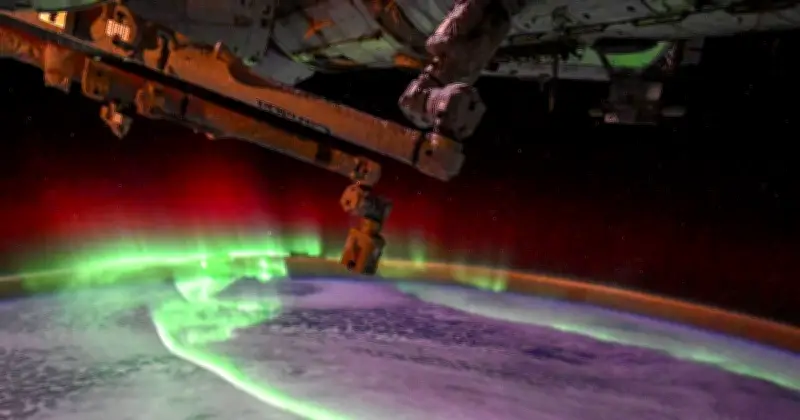 Astronaut Captures Stunning Aurora from 250 Miles Above Earth