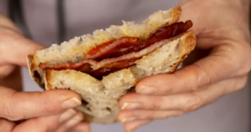 Bacon Butty Tastes Better If You Use Back Bacon Over Streaky
