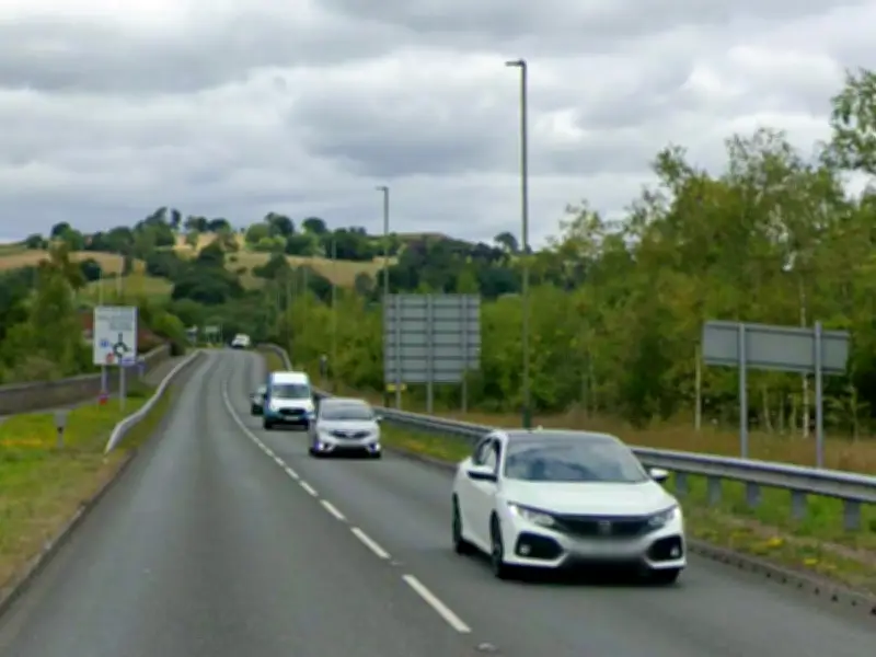 Bargoed Crash: Road Closed After Car and Bus Collision