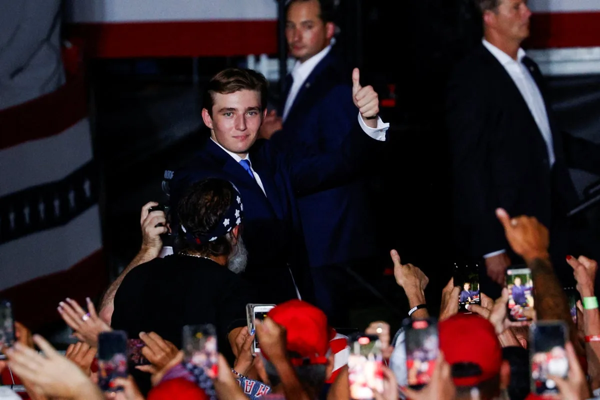 Barron Trump Steps Into Political Spotlight, Advising Father on Youth Outreach