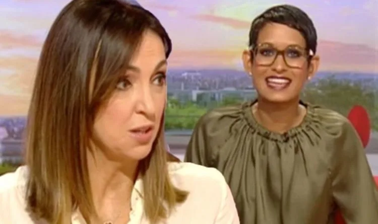 Naga Munchetty Playfully Interrupts Sally Nugent on BBC Breakfast