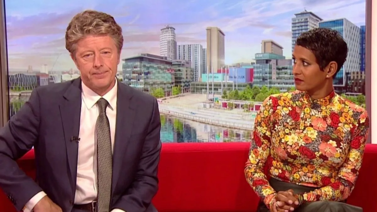 BBC Breakfast's Charlie Stayt left exasperated after awkward on-air clash between co-stars