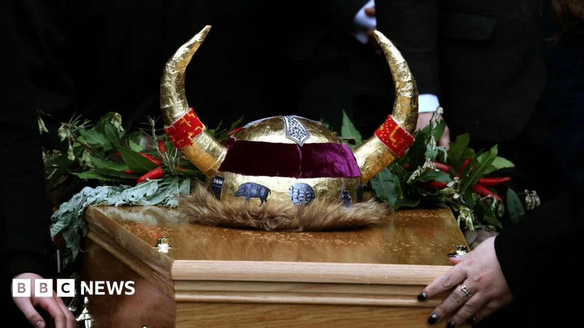 Funeral of Clarissa Dickson Wright Held in Edinburgh