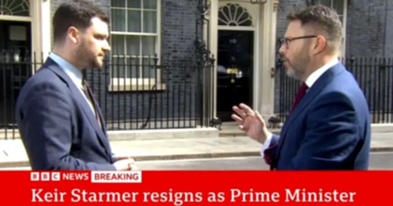 BBC Explains Joyous Music During Keir Starmer's Resignation Speech