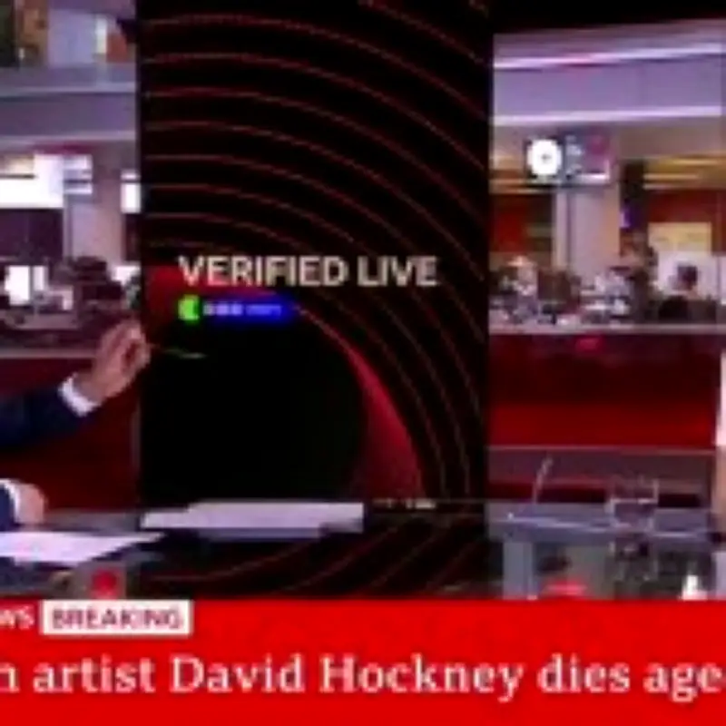 BBC Presenter Apologises After Guest Swears Live During Hockney Tribute