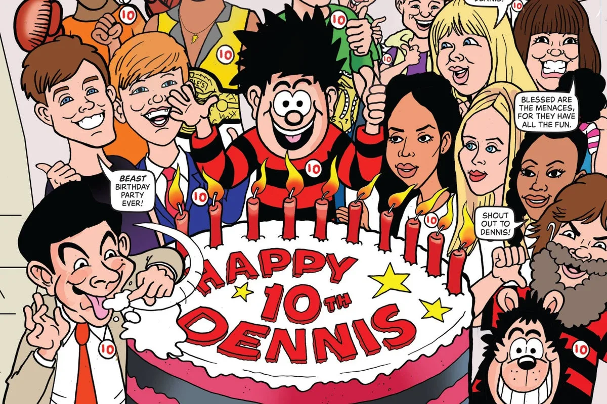 Stars Reimagined as 10-Year-Olds for Dennis The Menace's 75th Anniversary