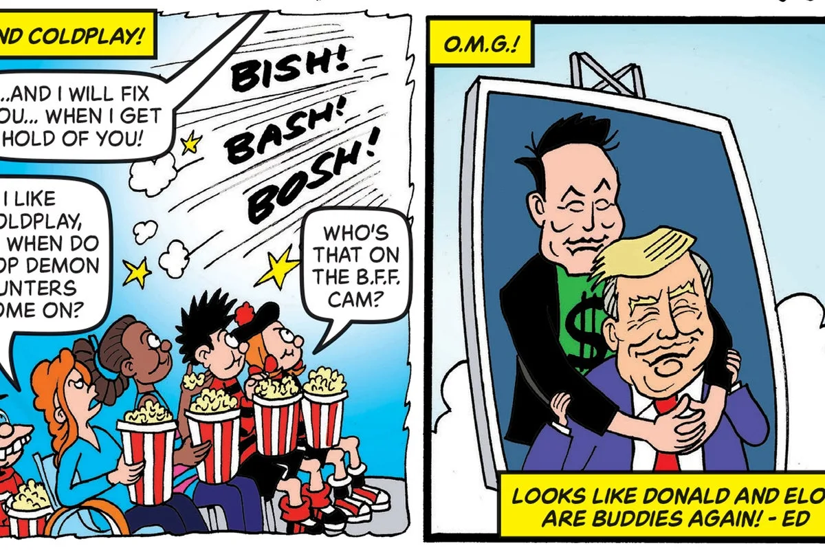 Beanofy Unwrapped: Beano's 2025 Review Gives Celebrities Comic Treatment