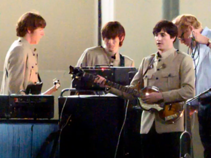 Beatles Biopic Cast Recreate Iconic Shea Stadium Gig in Spain