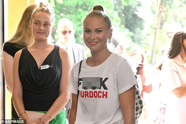 Grace Tame Wears 'F*** Murdoch' T-Shirt to Meeting with PM Albanese