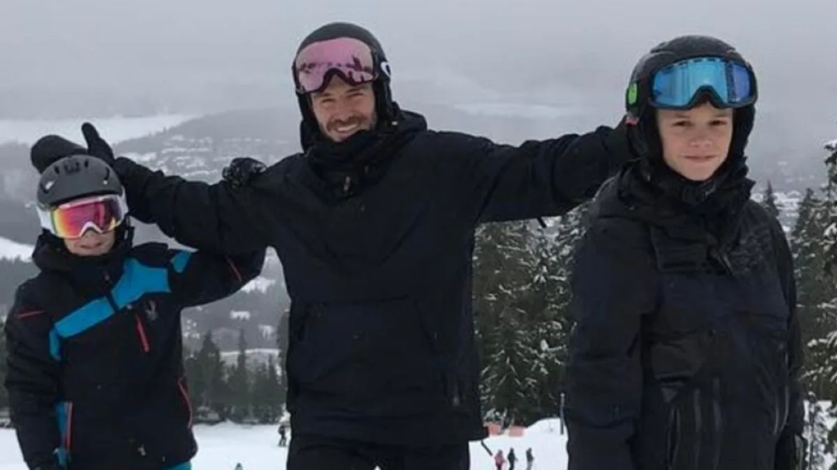 David Beckham Rushes to Aid of Fallen Skier at French Alps Resort