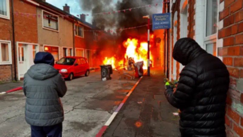 Belfast Erupts in Violence After Knife Attack: Homes Torched, Residents Flee