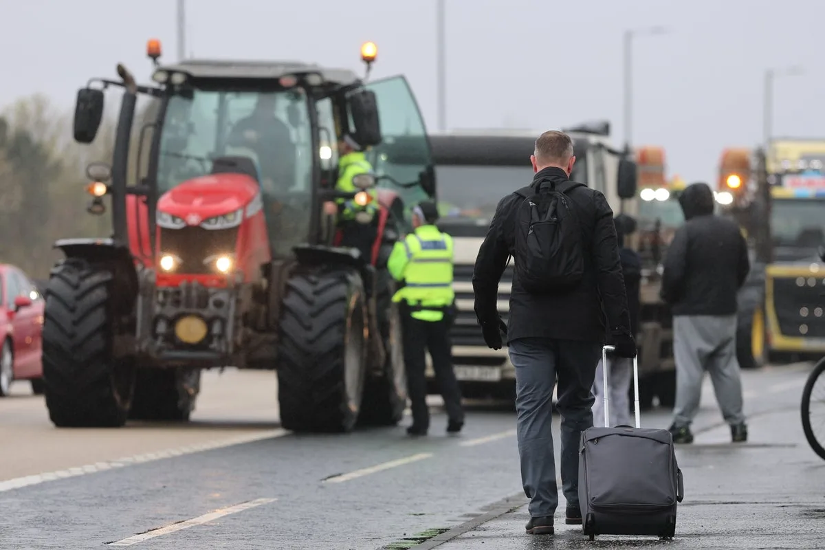 Fuel Protests Cause Gridlock in Northern Ireland