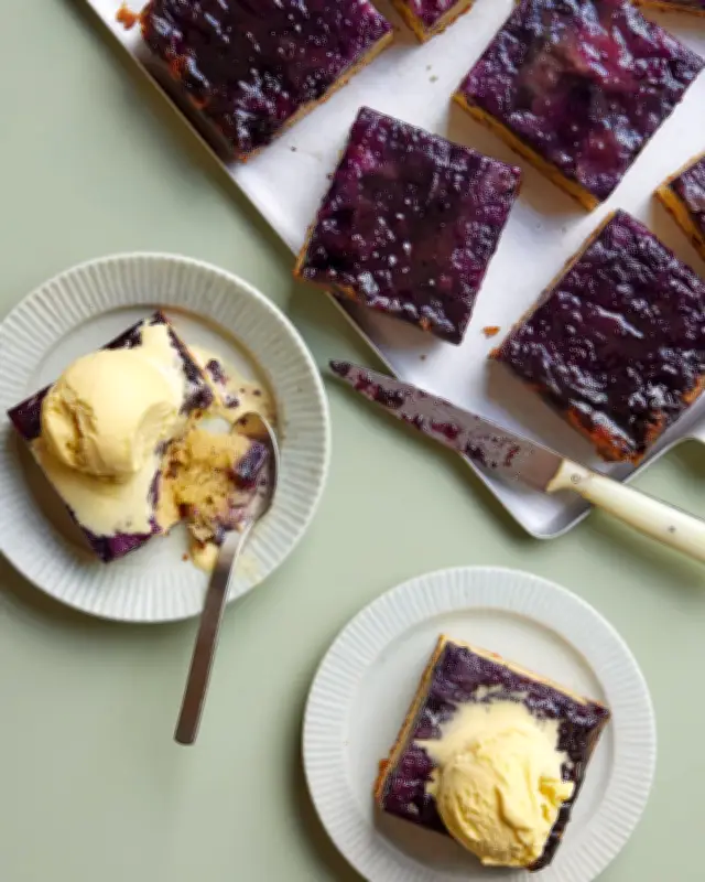 Benjamina Ebuehi’s Upside-Down Blueberry Cake Recipe with Five-Spice