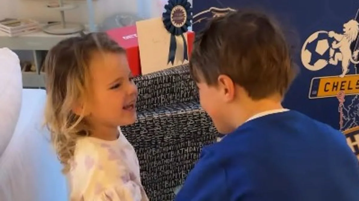 Billie Faiers Shares Adorable Moment as Daughter Margot Gives Brother Arthur Homemade Birthday Card