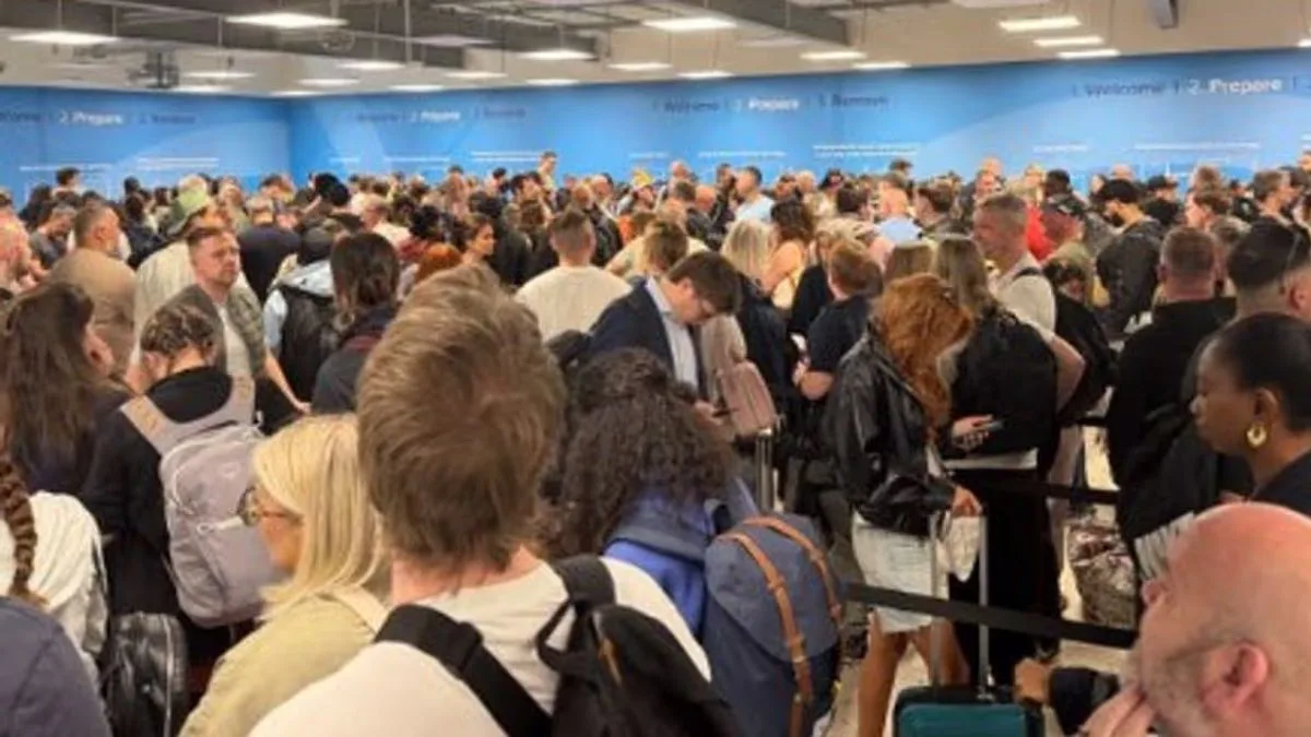 Pregnant Woman Faints in Queue at Birmingham Airport Amid Bank Holiday Travel Chaos