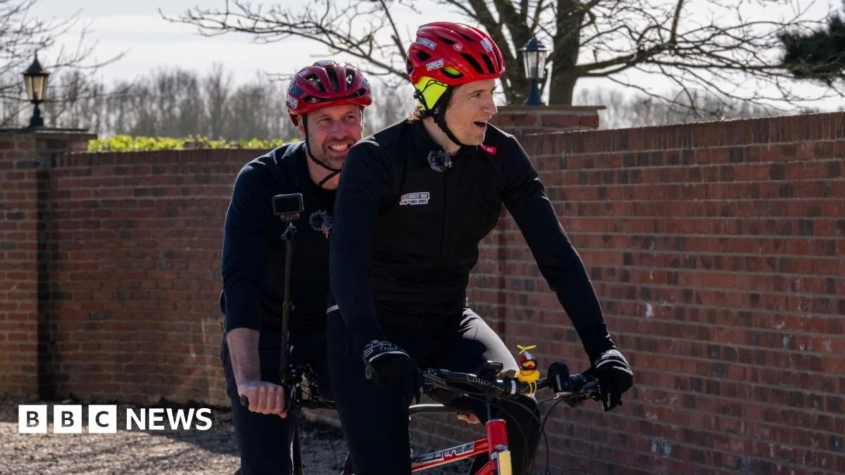 Greg James raises over £4m for Comic Relief with tandem cycle challenge