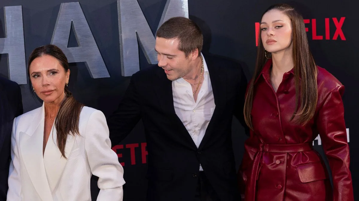 Body Language Expert Spots First Beckham Family Feud Signs