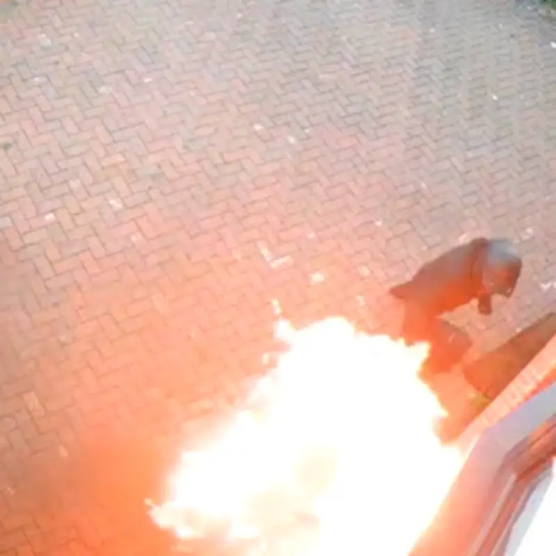 Bolton imam's family home firebombed in terrifying attack captured on CCTV