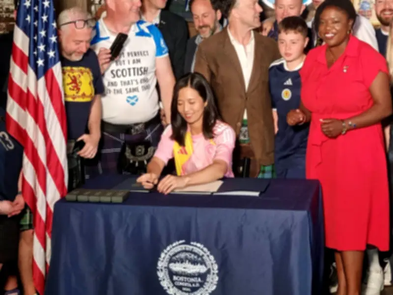Boston and Glasgow Become Sister Cities Amid Traffic Cone Fun