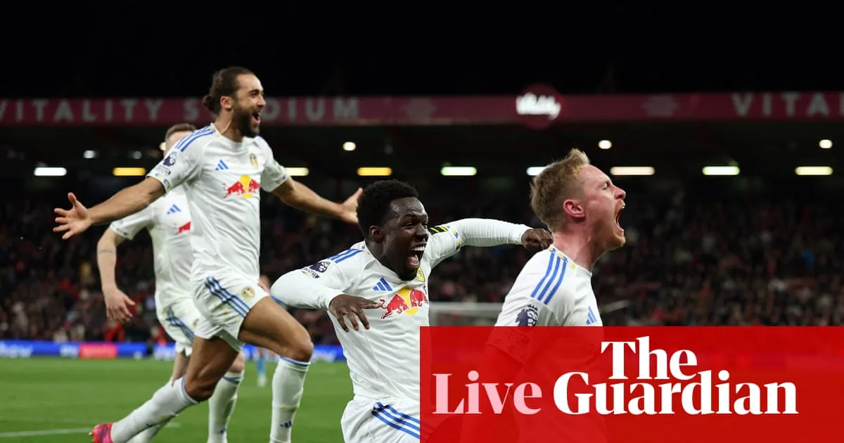 Leeds snatch dramatic draw at Bournemouth as Ipswich and Middlesbrough boost promotion hopes