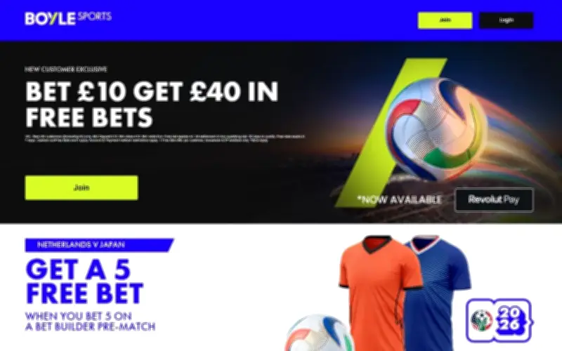 BOYLE Sports World Cup Offer: £45 in Free Bets for Netherlands vs Japan