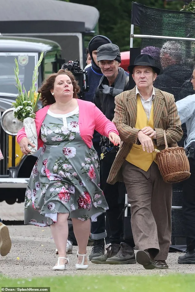 Bradley Walsh Dons 1950s Attire as The Larkins Films Series 2
