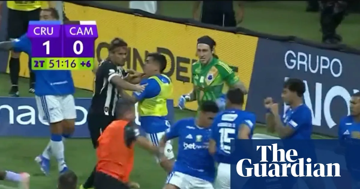 Brazilian Football Final Ends With 23 Red Cards After Brawl