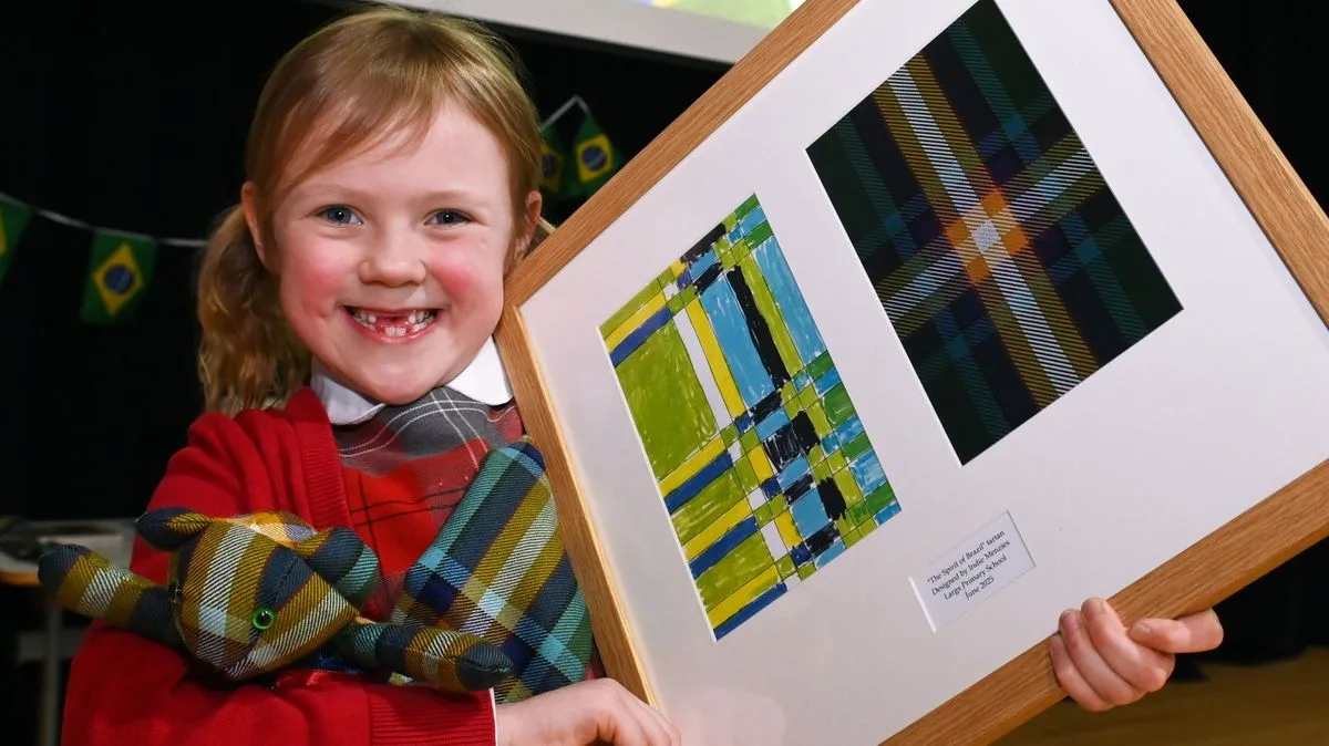 Brazil's First Official Tartan Designed by Scottish Schoolgirl