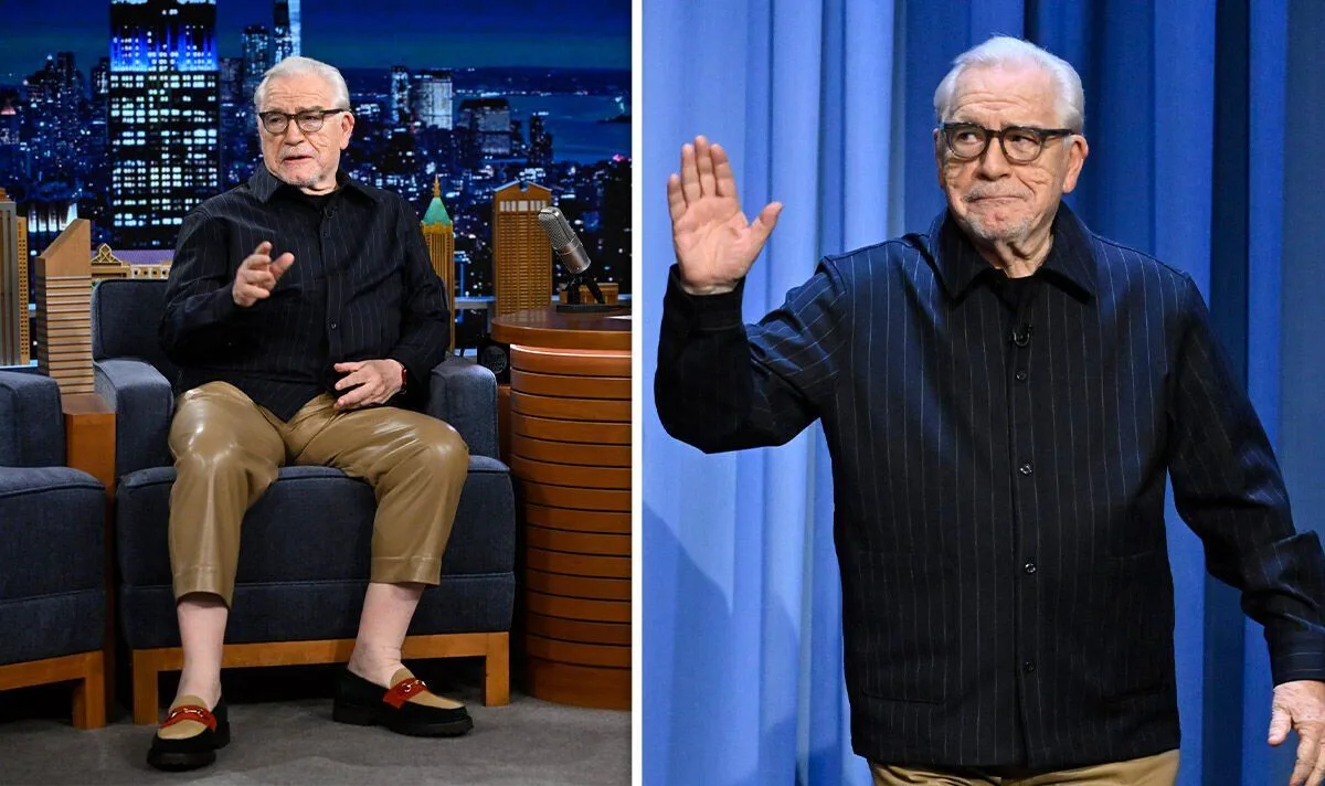 Brian Cox mocked for tight trousers during live TV appearance