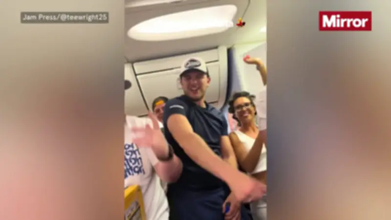 Brits Turn Ryanair Plane Aisle into Dancefloor, Call It 'Best Flight'