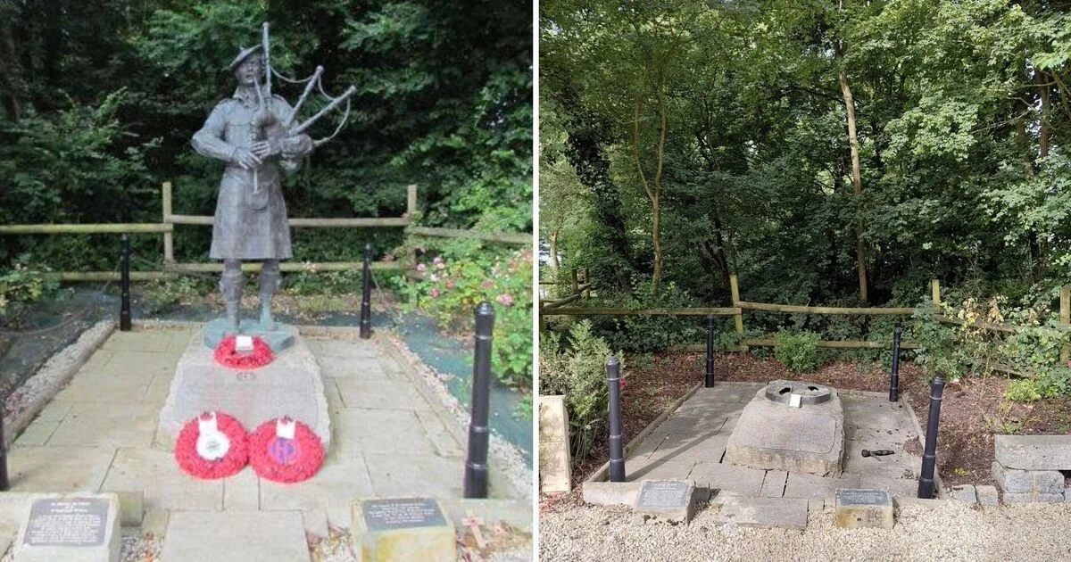 Bronze Statue of WWII Piper Stolen Days Before D-Day Commemoration