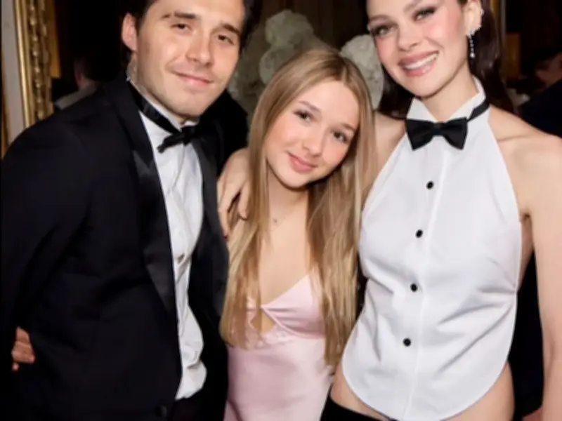Brooklyn Beckham Explains Why He Didn't Answer Door to Sister Harper