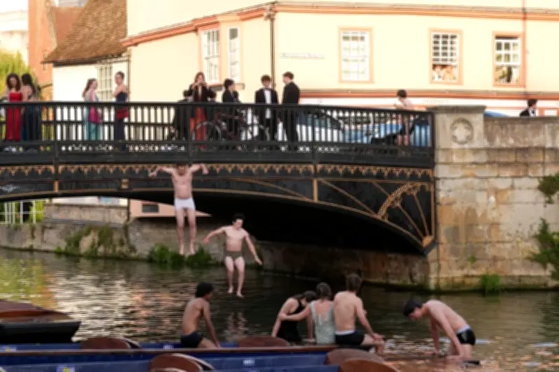 Cambridge Students Jump from Bridge into River Cam After Trinity May Ball