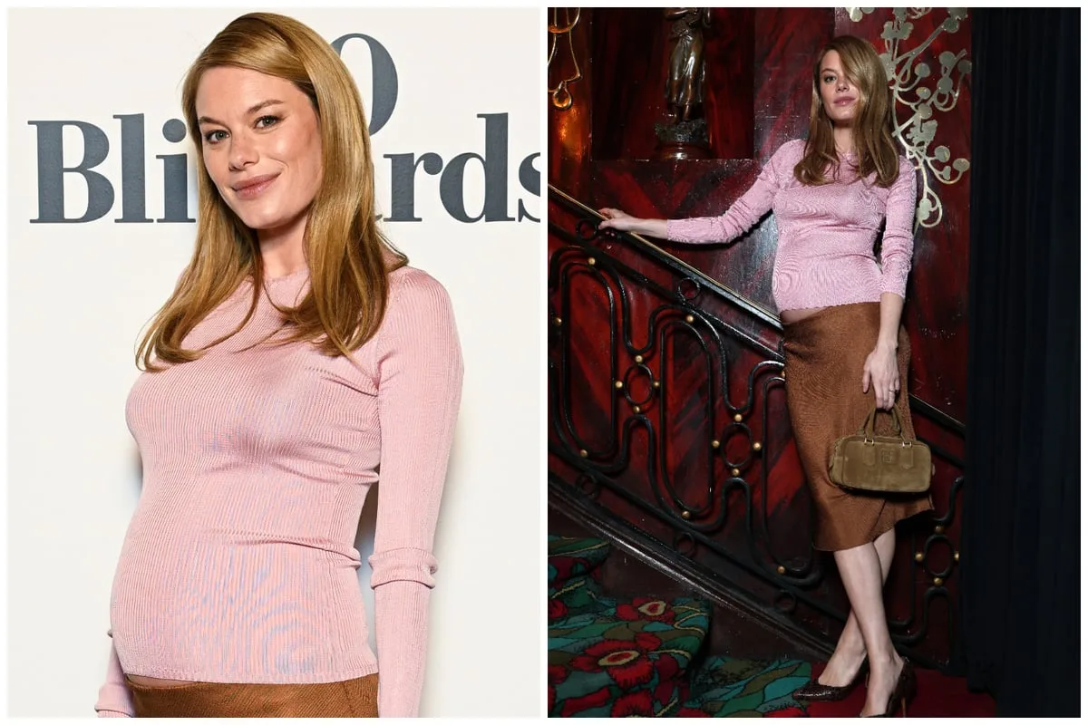 Camille Rowe Shows Baby Bump in Paris, Expecting Child with Guinness Heir