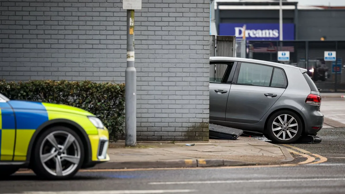 Car Crashes Into Bury Gym, Two Injured, One Arrested