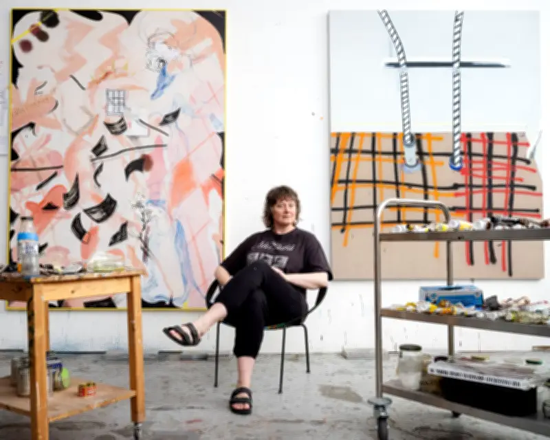 Caragh Thuring: painting chaos, rebellion, and cosmic connections