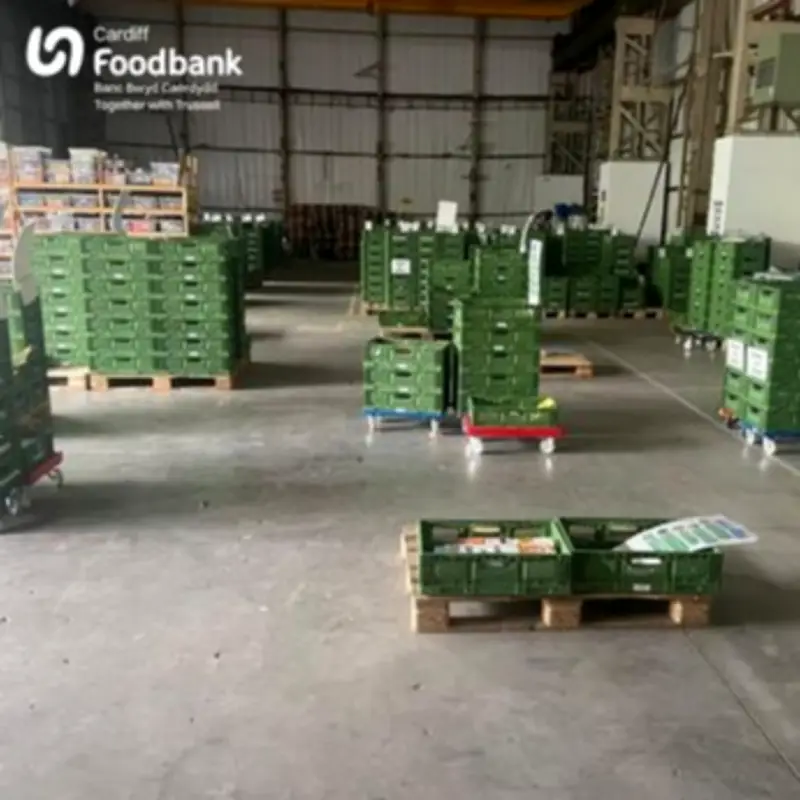 Cardiff Foodbank Runs Out of Essential Items for First Time