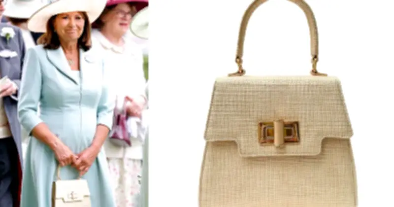 Carole Middleton's Chic Raffia Handbag from Kate's Go-To Label Emmy London