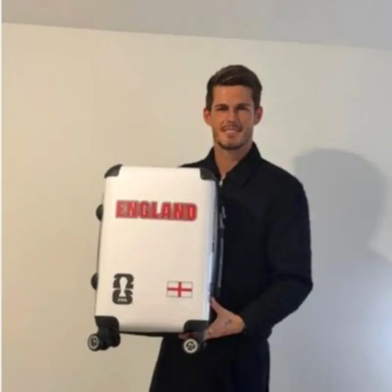 Celebs Back HB London's World Cup Luggage Range for England Travel
