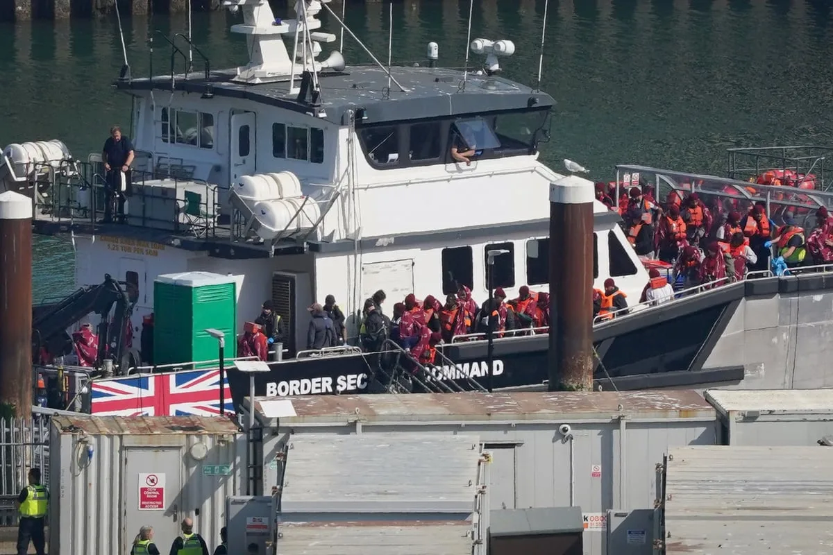 Over 1,000 Migrants Cross Channel During UK Heatwave