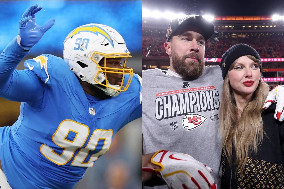 Chargers' Teair Tart Slaps Travis Kelce, Then Taunts Taylor Swift on Instagram