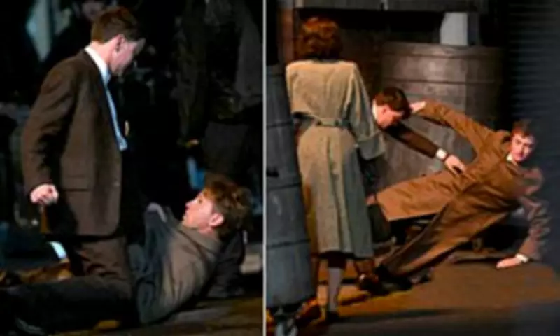 Charlie Heaton Films Fiery Brawl Scene for Peaky Blinders