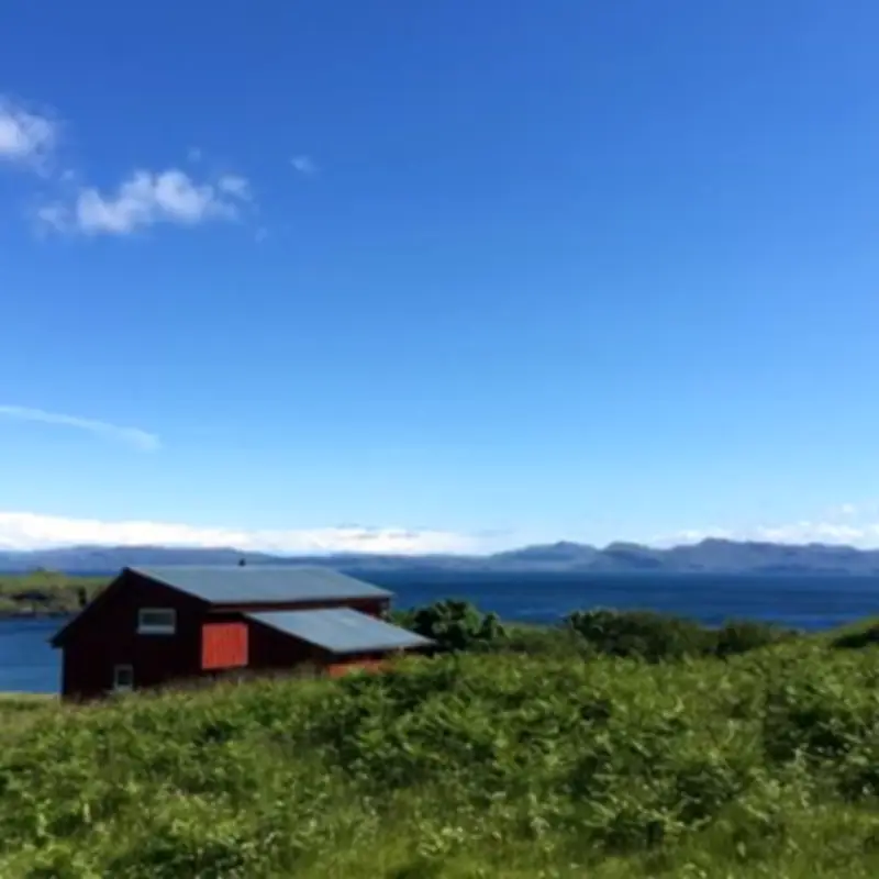 Charming Cabin on Tiny Scottish Island Offers Perfect Peaceful Getaway