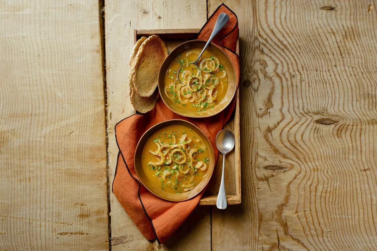 Chef Ryan Riley's Quick French Pickled Onion Soup Recipe