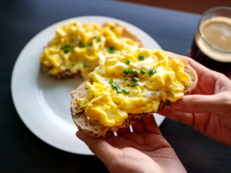 Chef's 45-Second Microwave Scrambled Eggs Recipe Uses Mayo for Creaminess