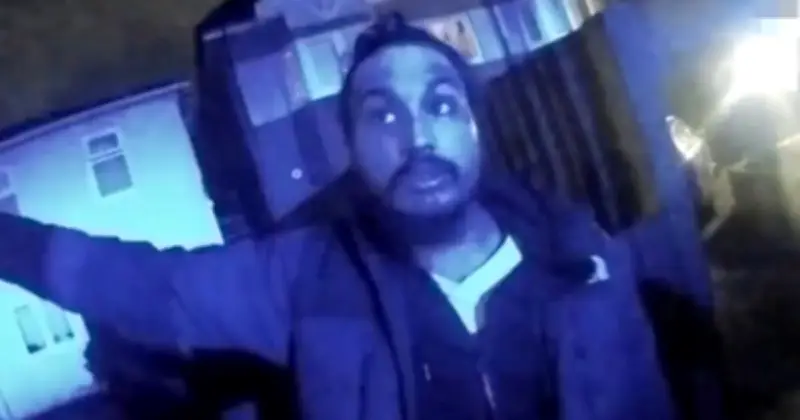 Chilling moment killer lied to police as victim lay dying