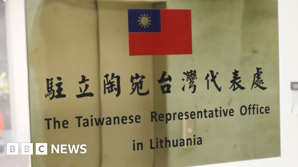 China Slams Lithuania Over Taiwan Office